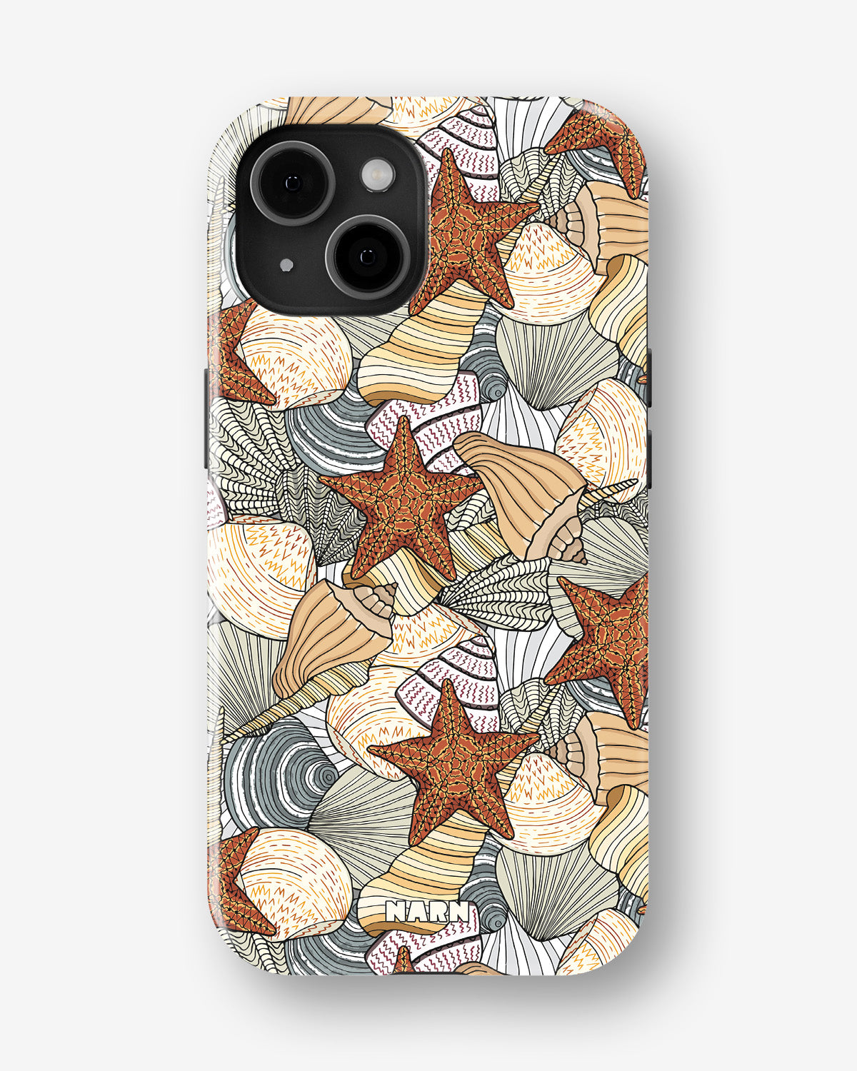 iPhone 13 Tough Case – Sea Shells - View 1