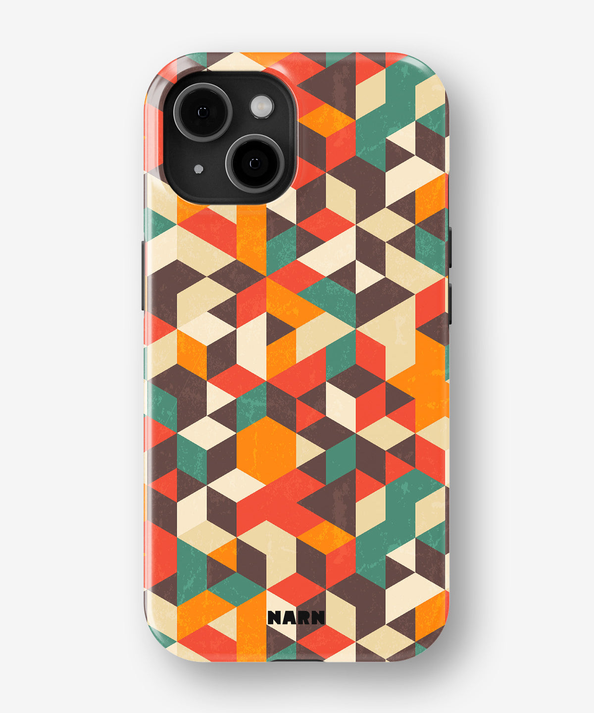 iPhone 13 Tough Case – Retro Geometric - View 1