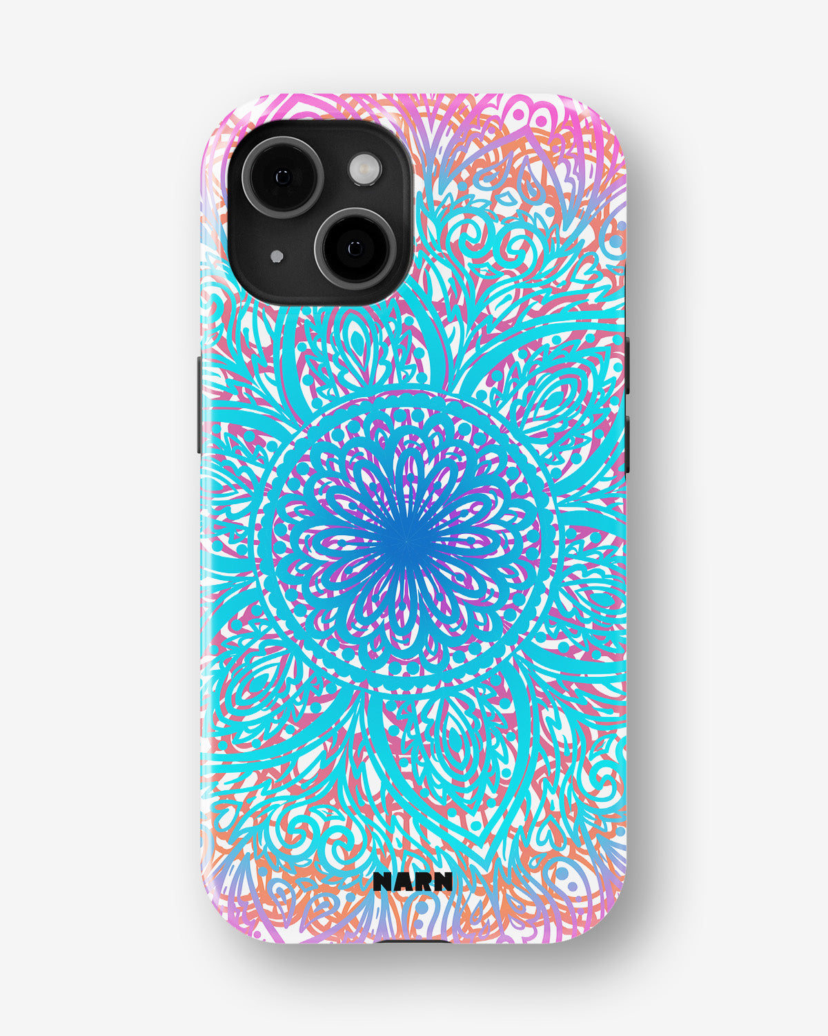 iPhone 13 Tough Case – Pastel Mandala - View 1