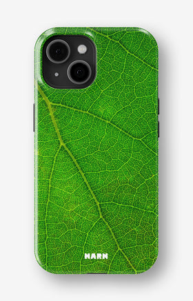 iPhone 13 Tough Case – Green Leafy - View 1
