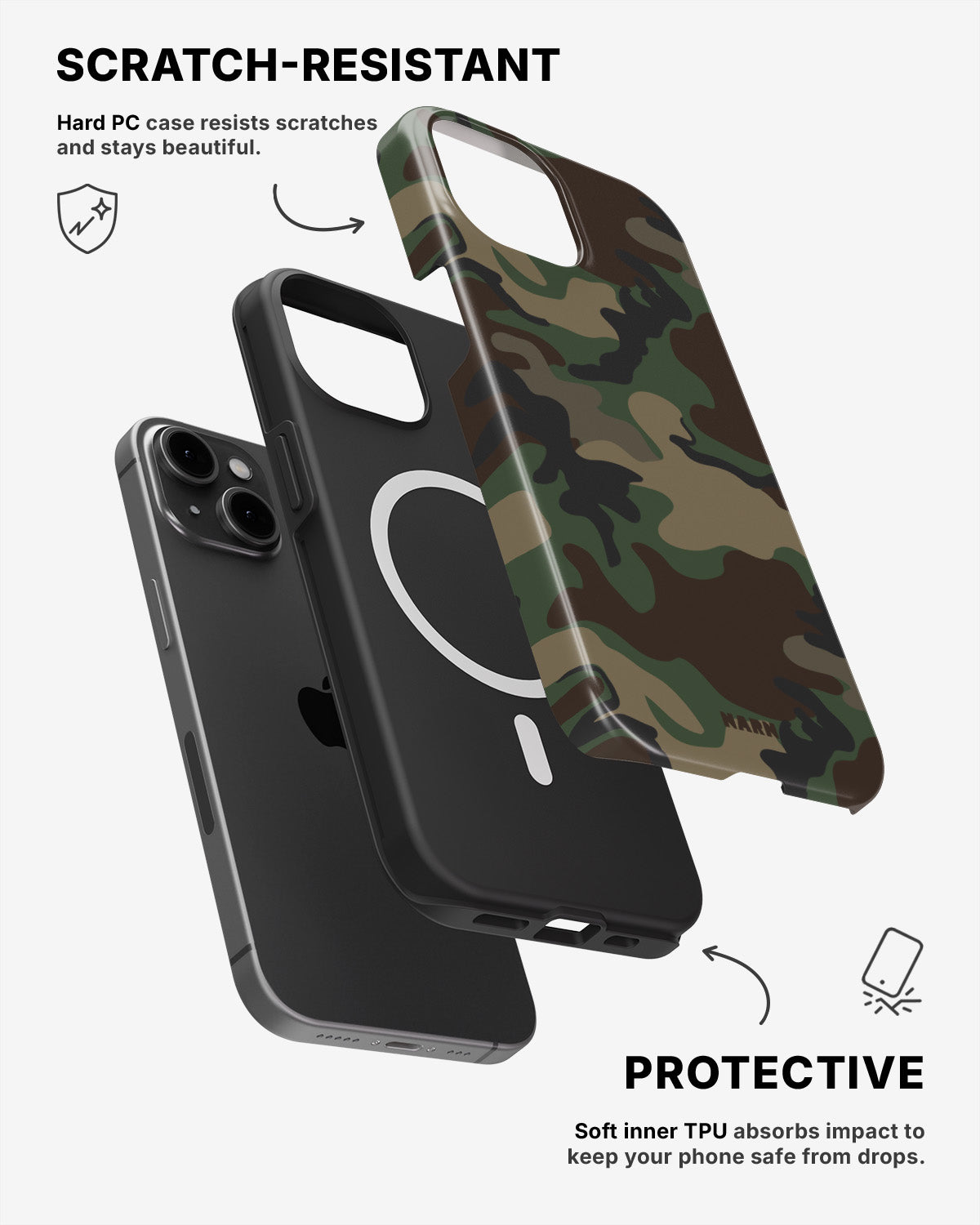 iPhone 13 Tough Case – Camouflage - View 2