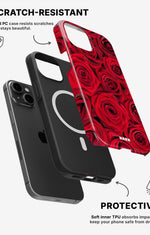 iPhone 13 Tough Case – Red Roses - View 2