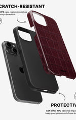 iPhone 13 Tough Case – Rouge Croc - View 2