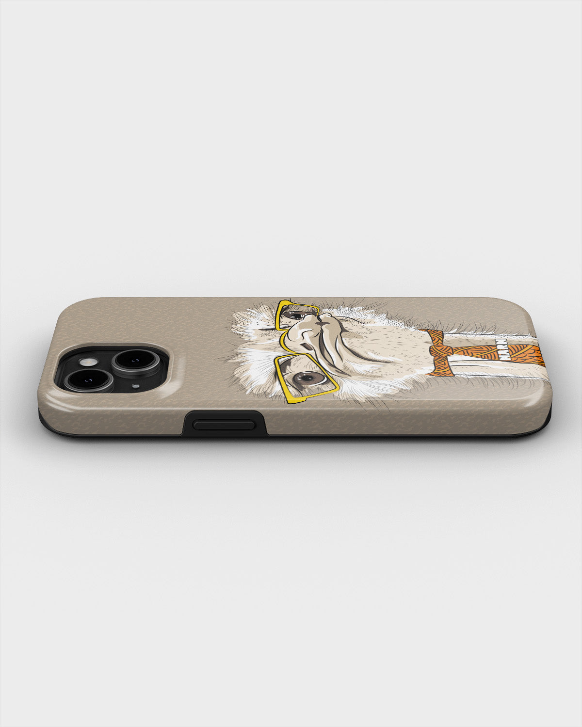 iPhone 13 Tough Case – Hipster Ostrich - View 3
