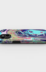 iPhone 13 Tough Case – Abstract Cat - View 3