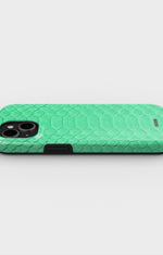 iPhone 13 Tough Case – Turquoise Snake - View 3