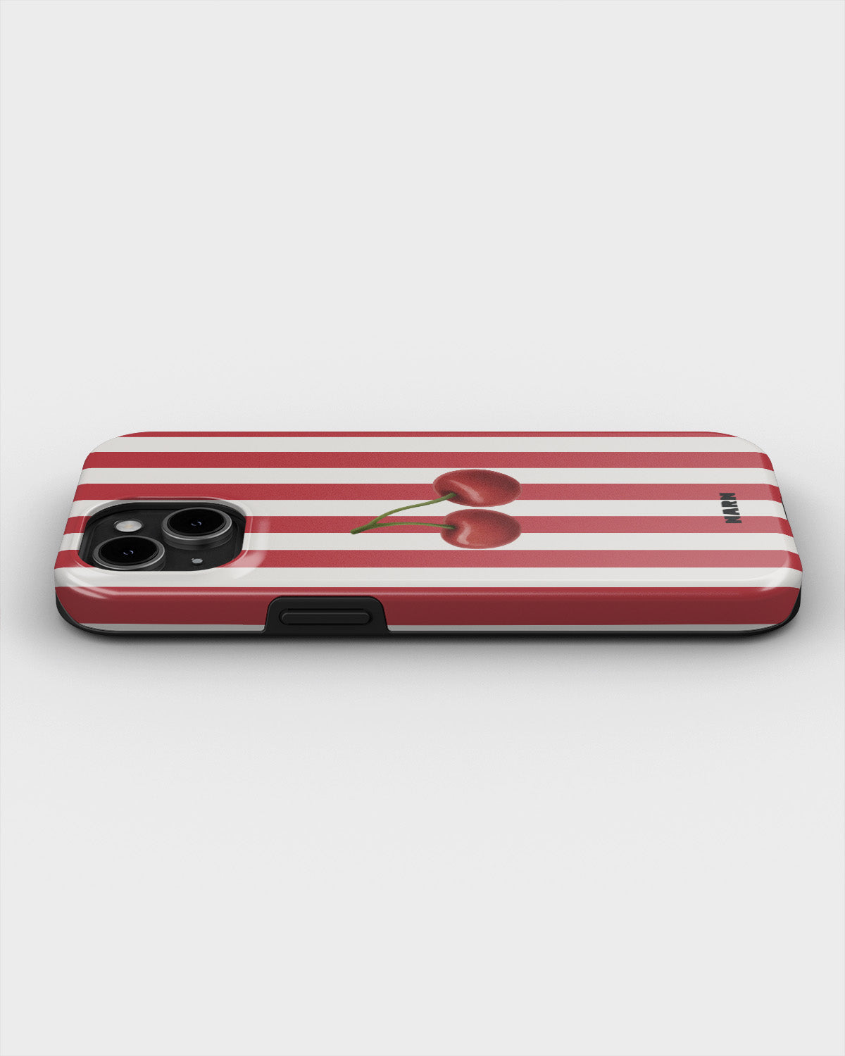 iPhone 13 Tough Case – Cherry Stripes - View 3