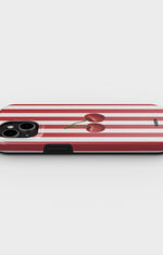 iPhone 13 Tough Case – Cherry Stripes - View 3