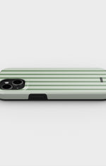 iPhone 13 Tough Case – Sage Stripes - View 3