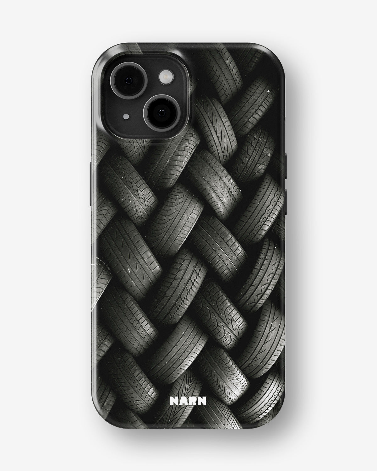 iPhone 13 Mini Tough Case – Tires Wall - View 1