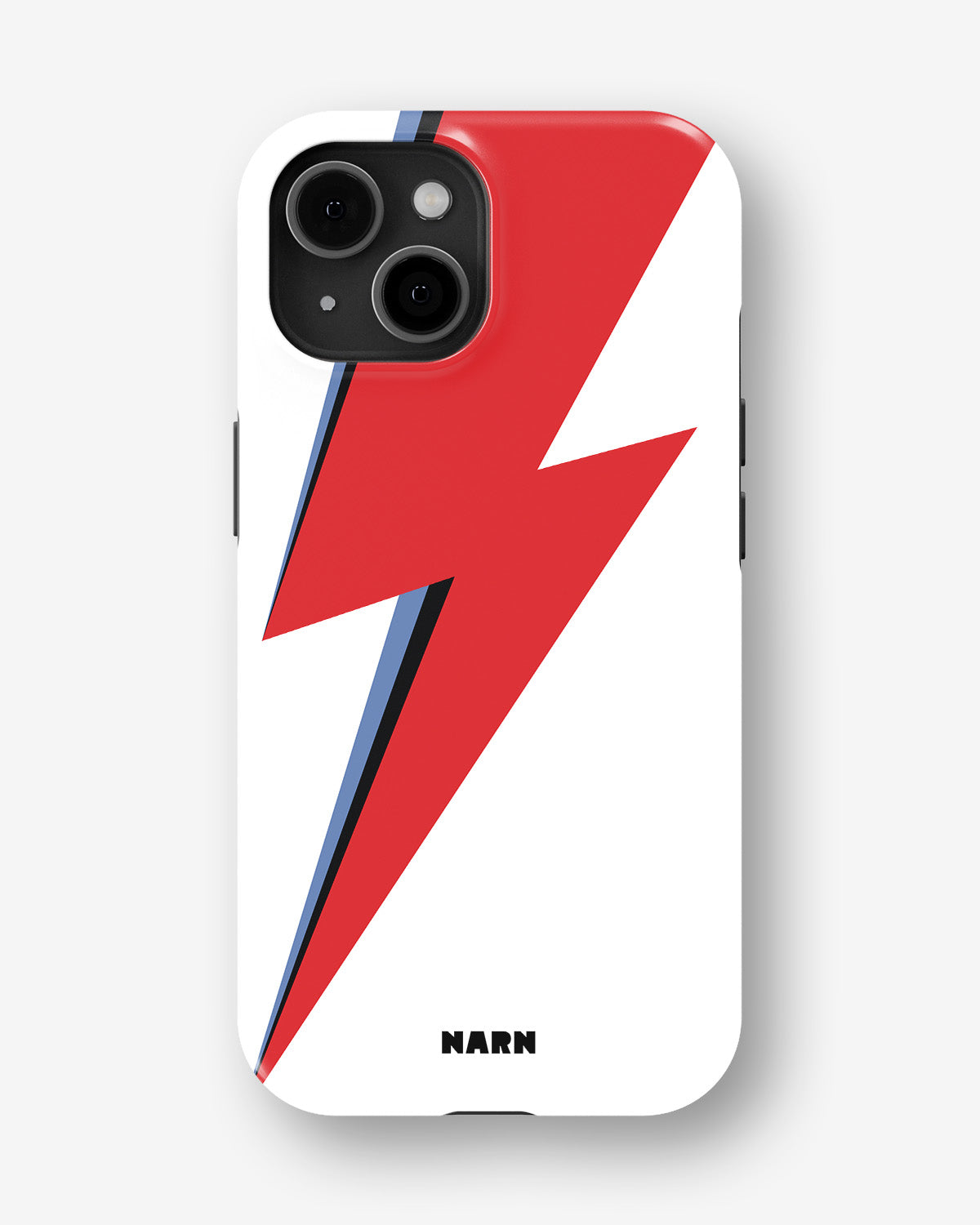 iPhone 13 Mini Tough Case – White Bowie  - View 1