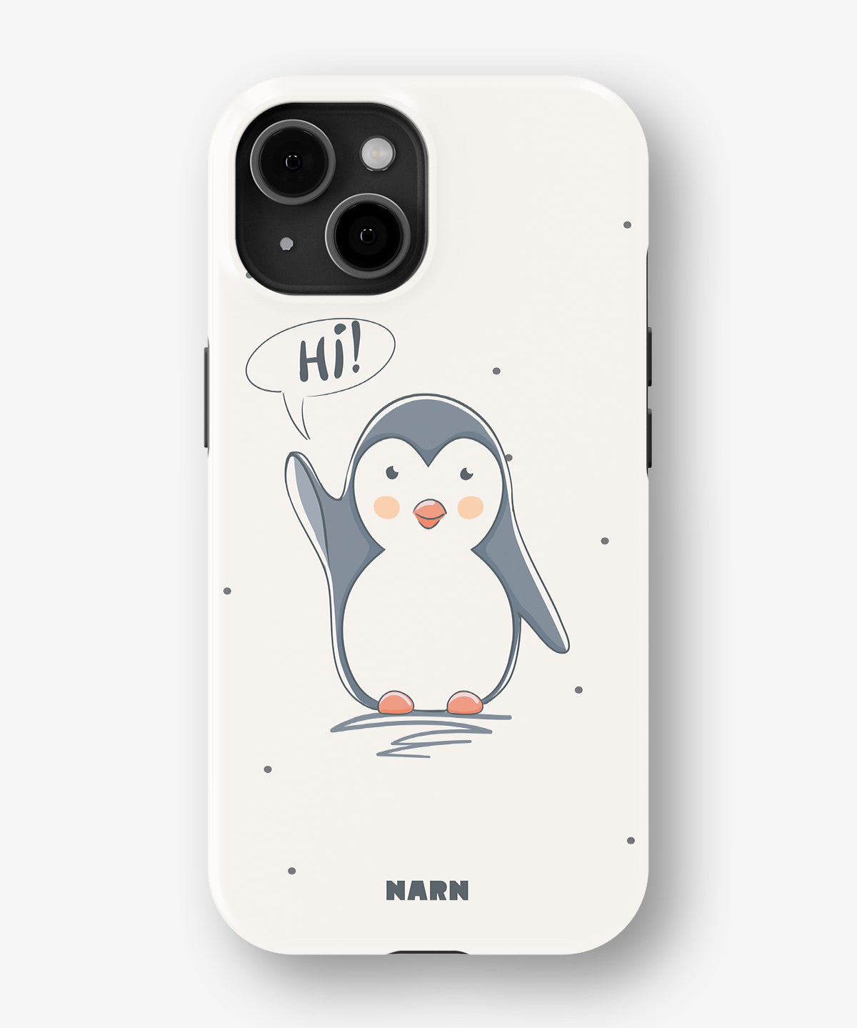 iPhone 13 Mini Tough Case – Cute Penguin - View 1