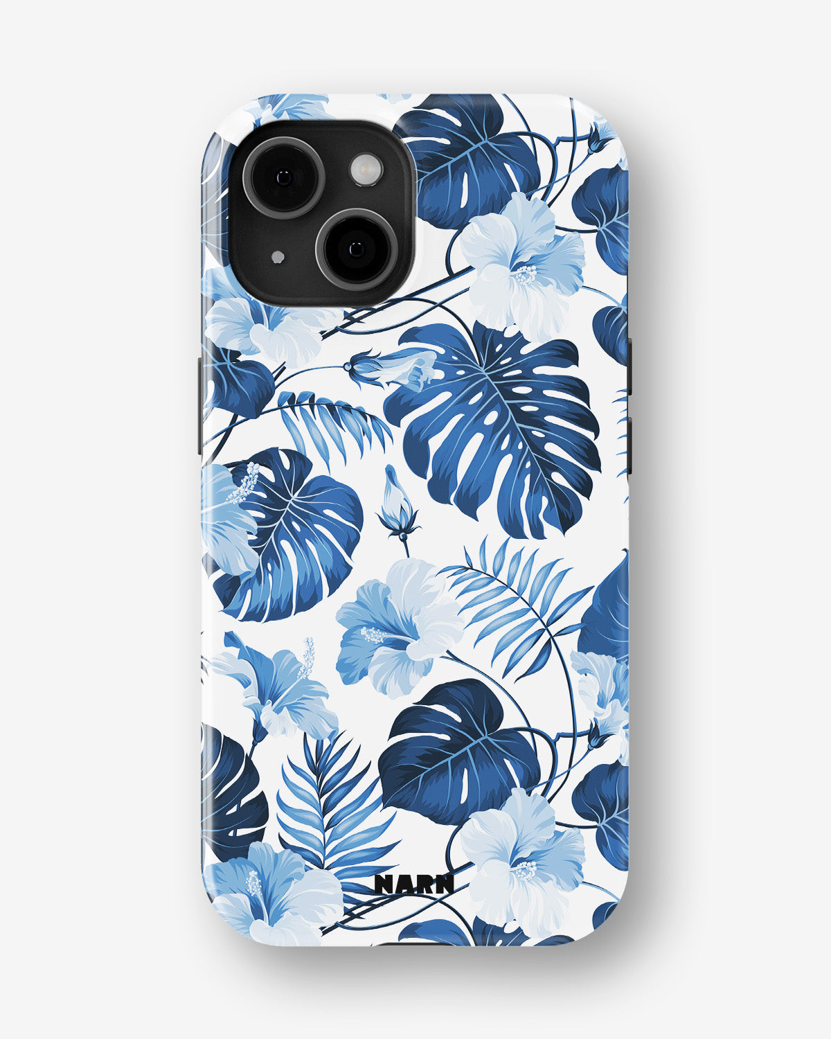 iPhone 13 Mini Tough Case – Blue Tropics - View 1