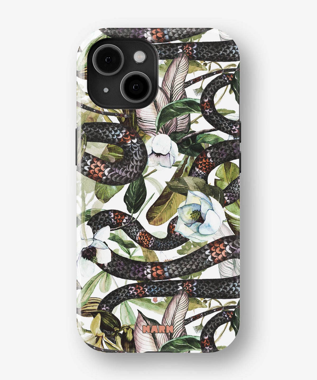 iPhone 13 Mini Tough Case – Jungle Snake - View 1