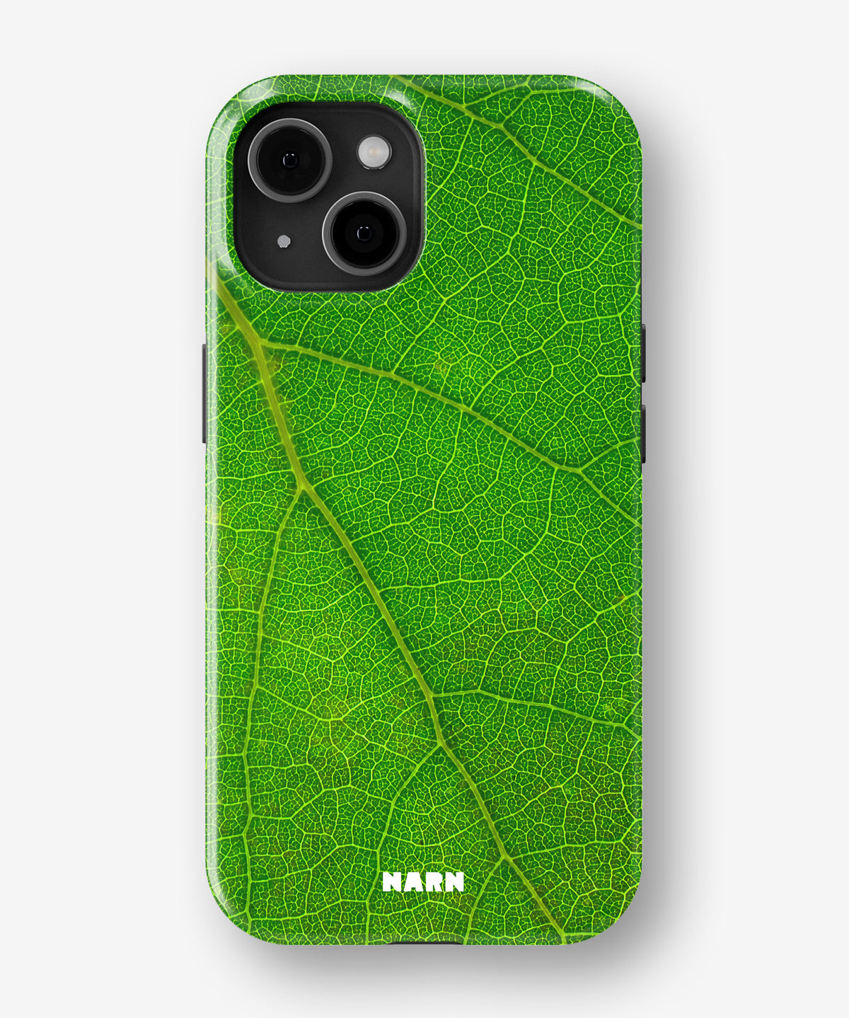 iPhone 13 Mini Tough Case – Green Leafy - View 1