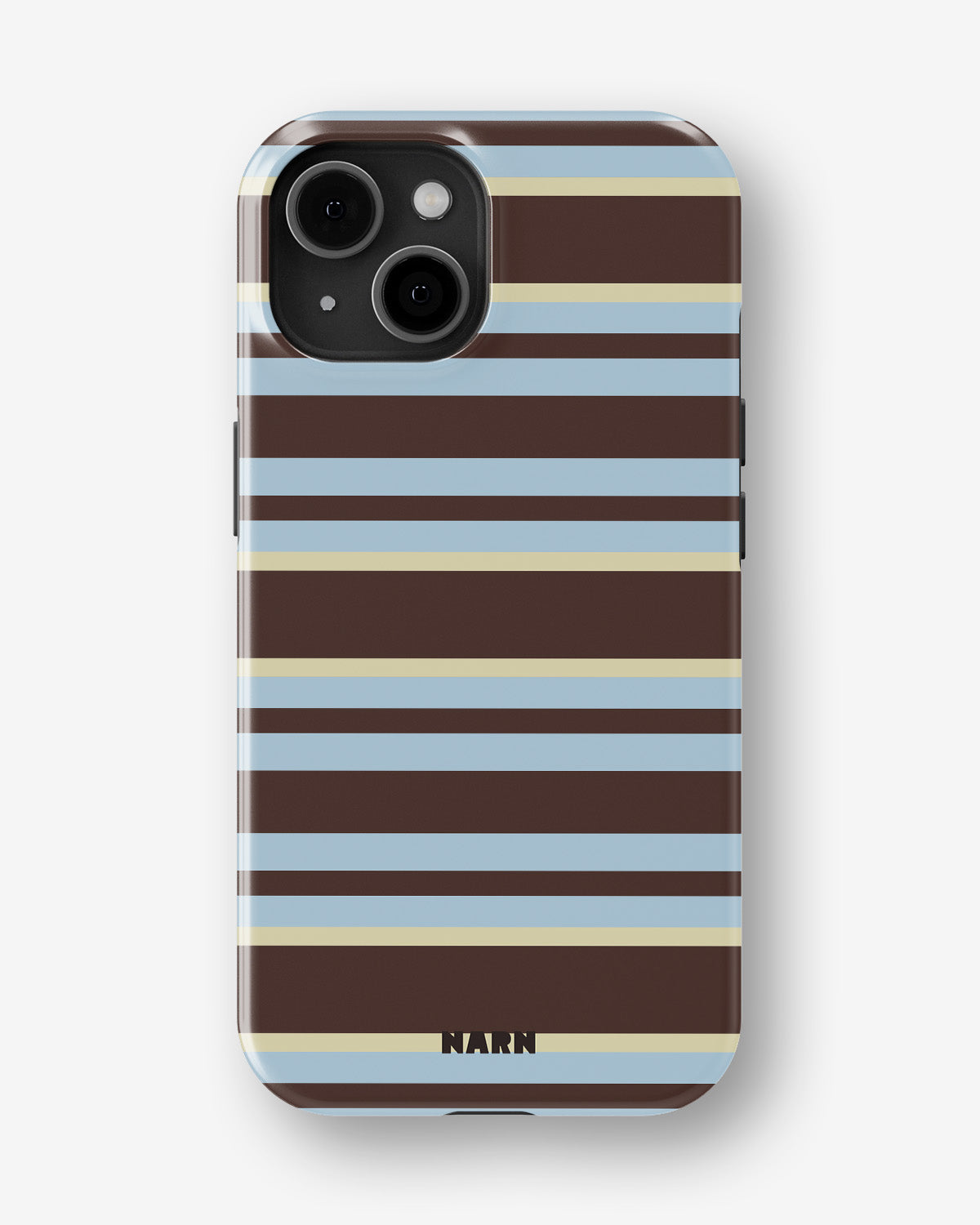 iPhone 13 Mini Tough Case – Latte Lines - View 1