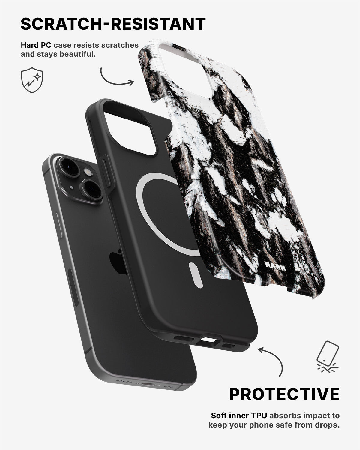 iPhone 13 Mini Tough Case – Birch - View 2