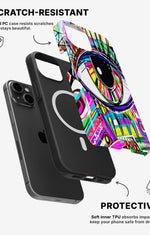 iPhone 13 Mini Tough Case – Abstract Eye - View 2