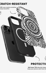 iPhone 13 Mini Tough Case – Henna Mandala - View 2
