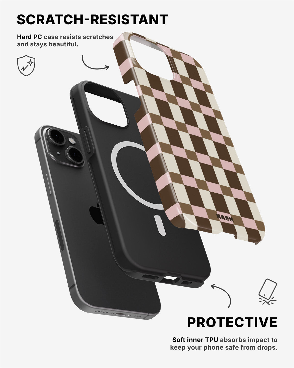 iPhone 13 Mini Tough Case – Biscuit - View 2