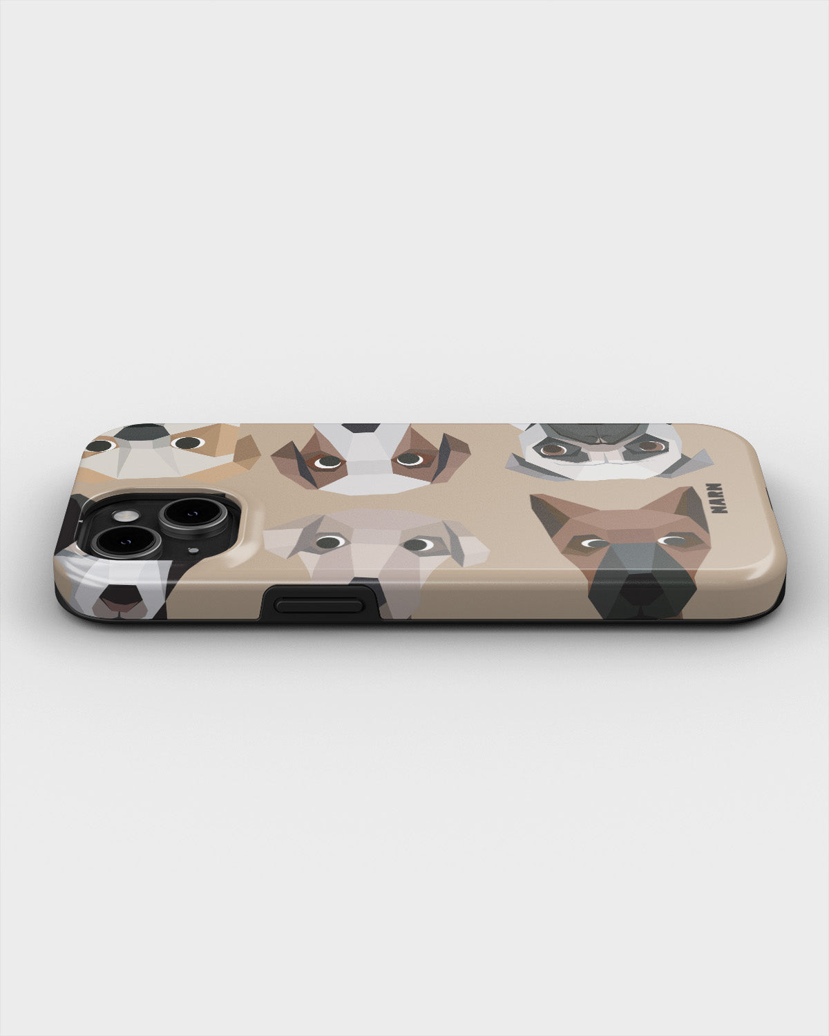 iPhone 13 Mini Tough Case – Cute Dogs - View 3