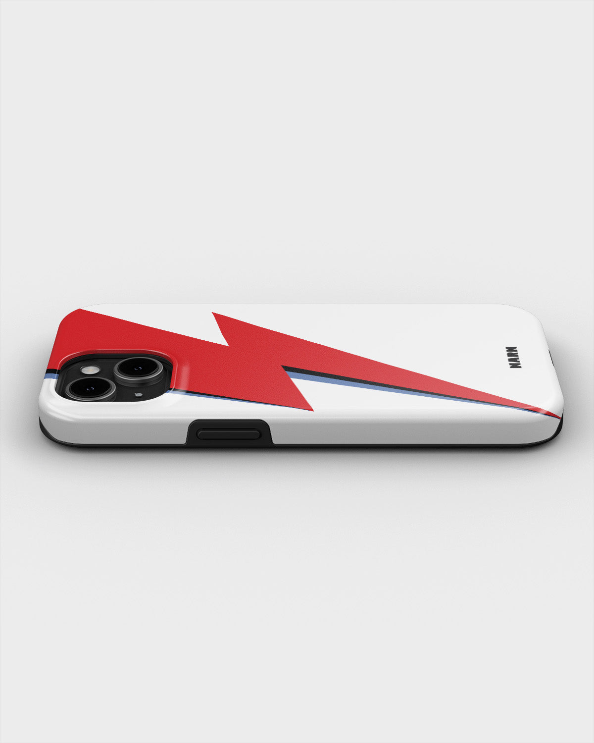 iPhone 13 Mini Tough Case – White Bowie  - View 3