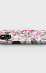 iPhone 13 Mini Tough Case – Watercolor Flowers - View 3