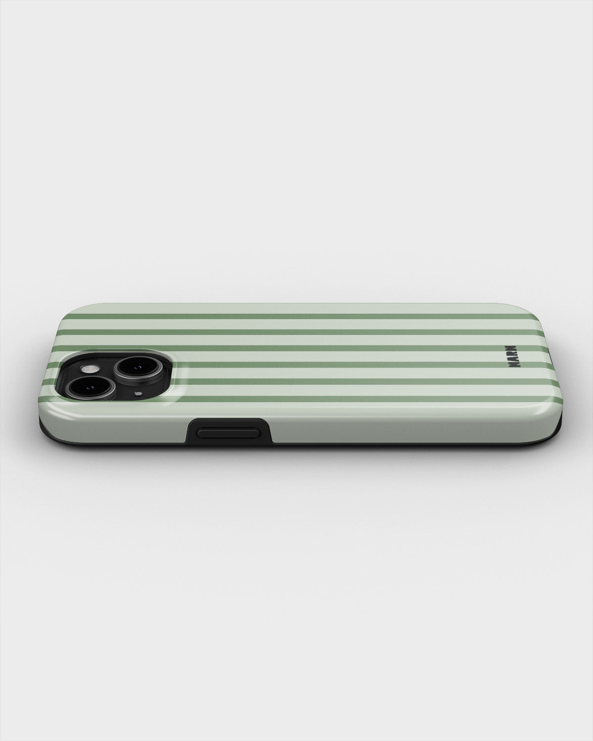 iPhone 13 Mini Tough Case – Sage Stripes - View 3