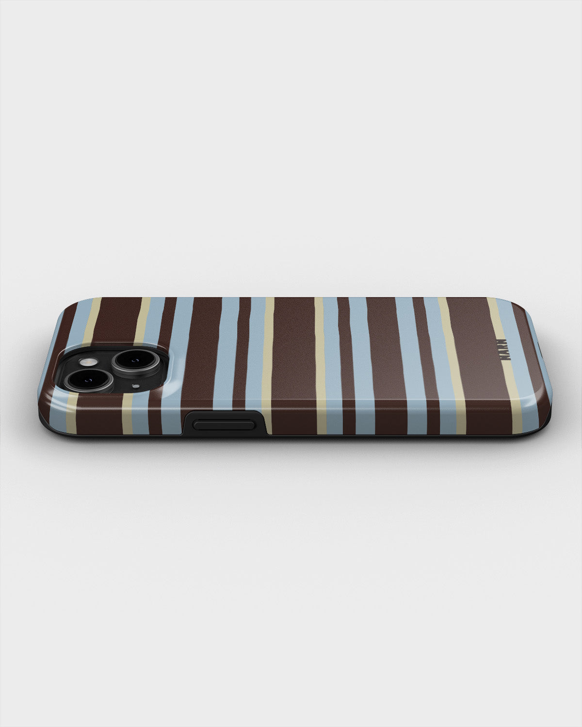 iPhone 13 Mini Tough Case – Latte Lines - View 3