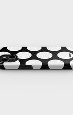 iPhone 13 Mini Tough Case – Bold Dots - View 3