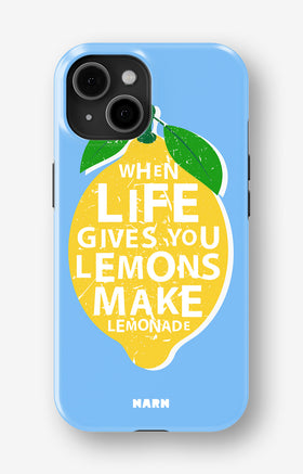 iPhone 14 Tough Case – Lemon Quote - View 1