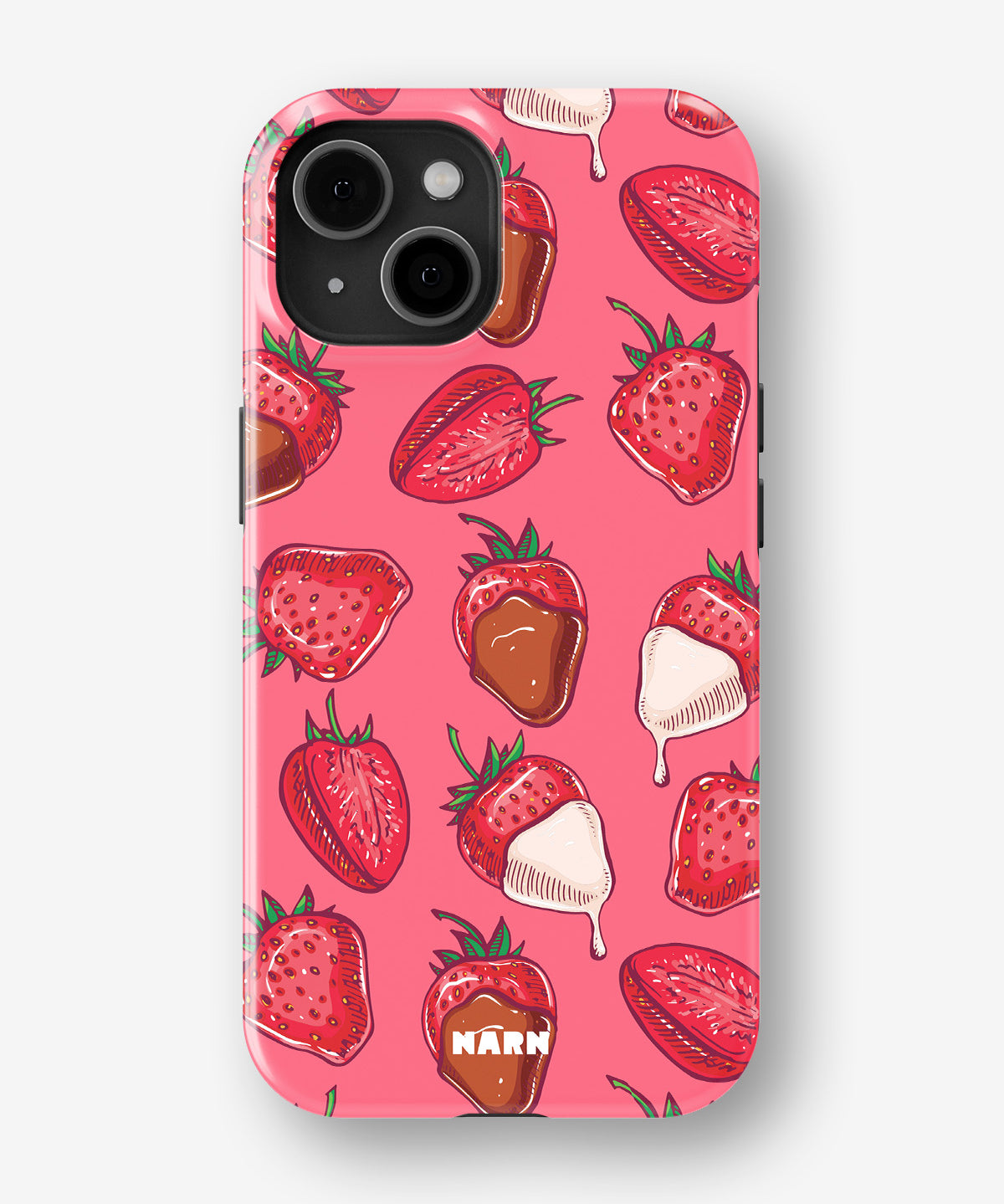 iPhone 14 Tough Case – Strawberry Chocolate - View 1