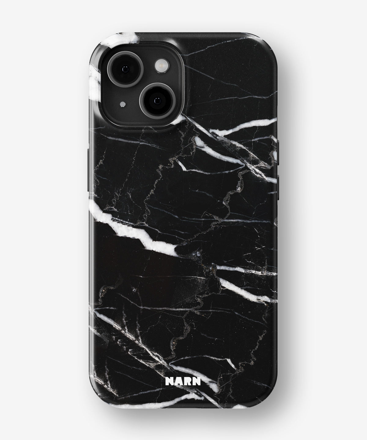 iPhone 14 Tough Case – Black Marble - View 1
