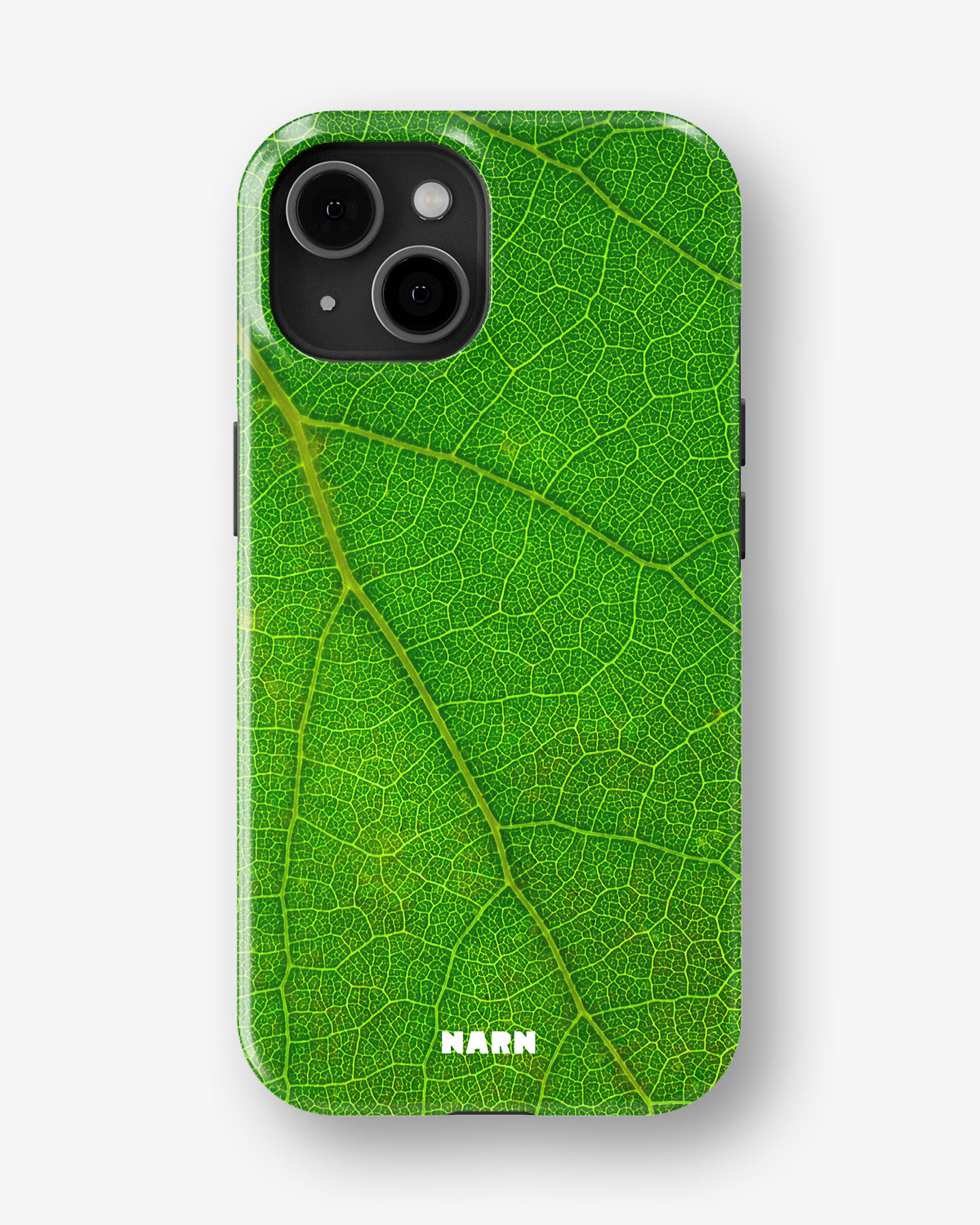 iPhone 14 Tough Case – Green Leafy - View 1