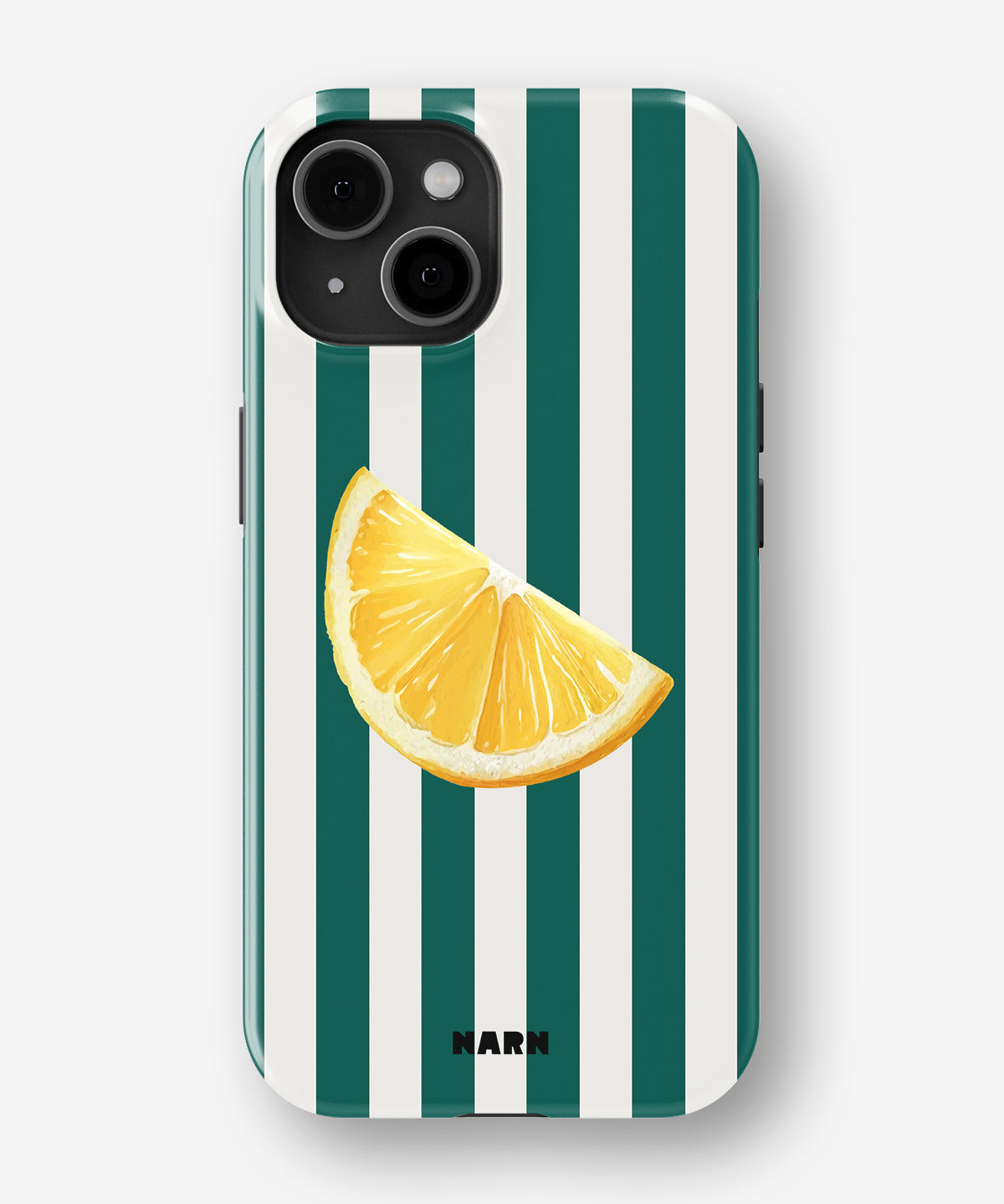 iPhone 14 Tough Case – Lemon Stripes - View 1