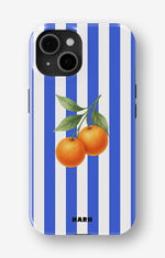 iPhone 14 Tough Case – Orange Stripes - View 1