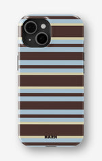 iPhone 14 Tough Case – Latte Lines - View 1