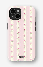 iPhone 14 Tough Case – Rose Lines - View 1