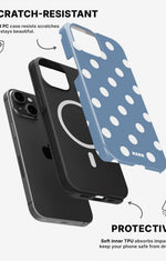 iPhone 14 Tough Case – Sky Dots - View 2