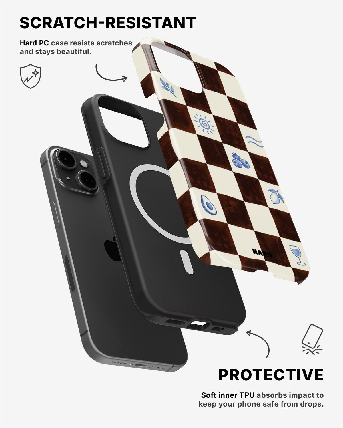 iPhone 14 Tough Case – Dolce Grid - View 2
