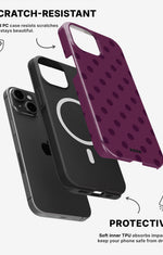 iPhone 14 Tough Case – Plum - View 2