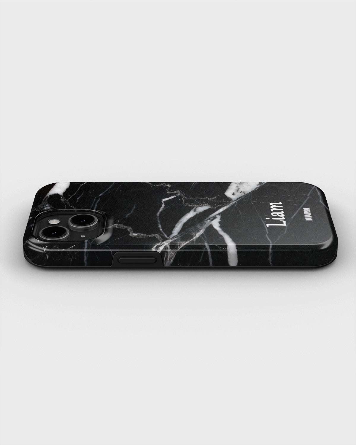 iPhone 14 Tough Case – Custom - Black Marble - View 3