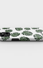 iPhone 14 Tough Case – Monstera Pattern - View 3
