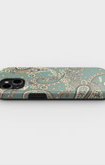 iPhone 14 Tough Case – Paisley Green - View 3