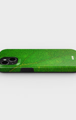 iPhone 14 Tough Case – Green Leafy - View 3