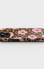 iPhone 14 Tough Case – Leopard Flower - View 3