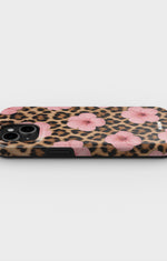 iPhone 14 Tough Case – Leopard Flower - View 3
