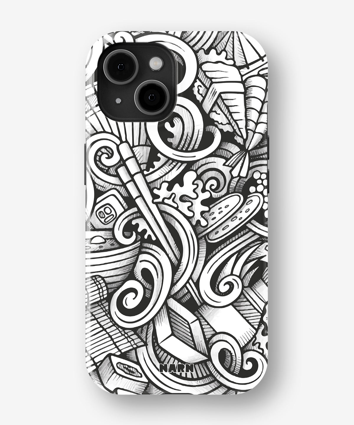 iPhone 15 Tough Case – Japanese Pattern - View 1