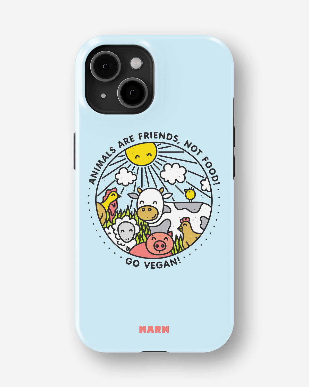 iPhone 15 Tough Case – Friends, Not Food - View 1