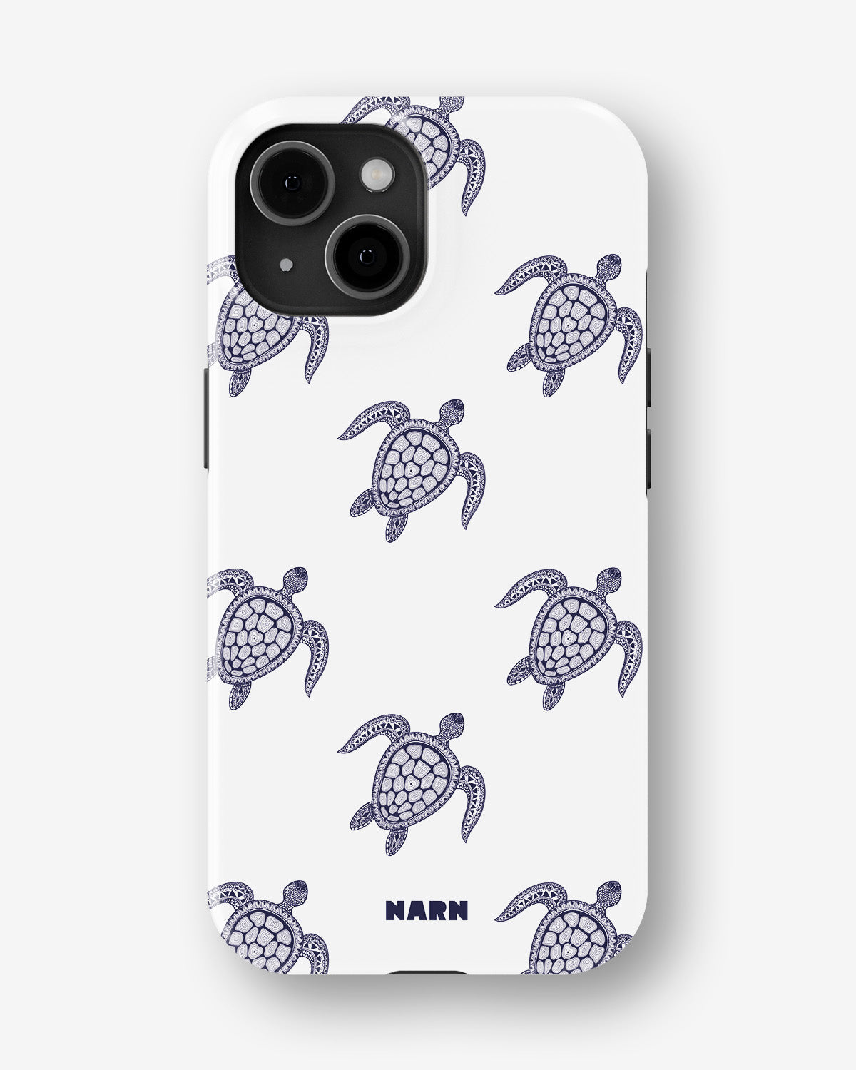 iPhone 15 Tough Case – Blue Turtles - View 1